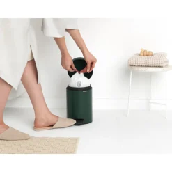 Coin Douche Et Bain<BRABANTIA Poubelle à pédale 3L Newicon,