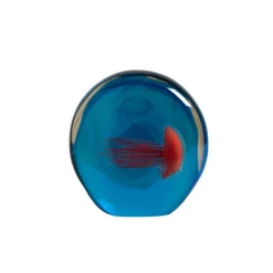 Objets Insolites<Chehoma Presse-papier Méduse Rouge Noire réversible,