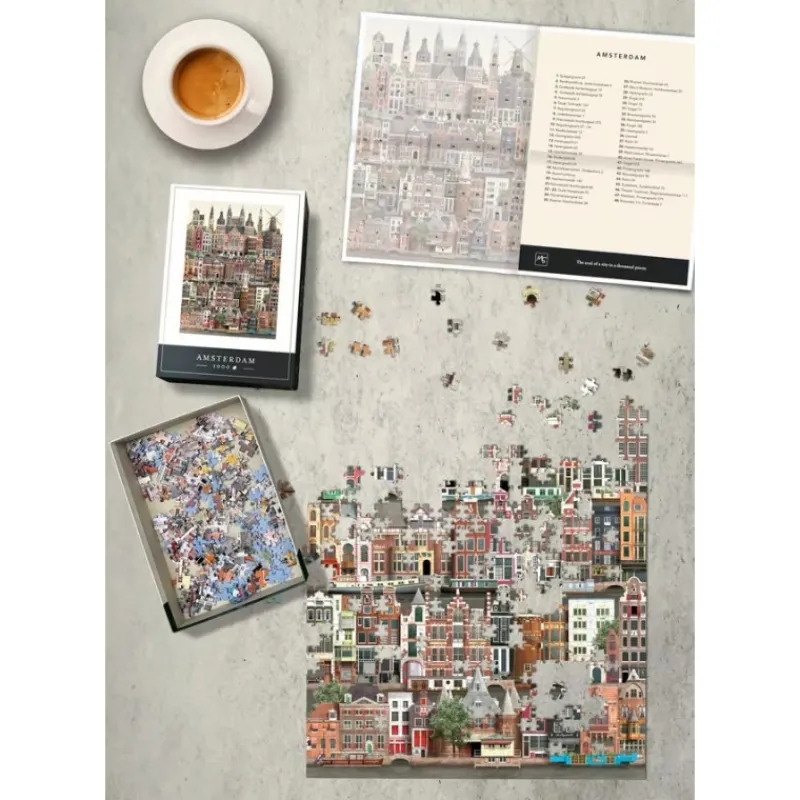 Les Jeux D'Intérieur<Martin Schwartz Puzzle 1000 pièces Amsterdam,