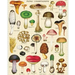 Les Jeux D'Intérieur<Cavallini & Co Puzzle 1000 pièces Champignons,