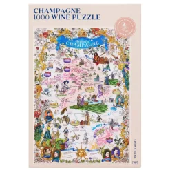 Les Jeux D'Intérieur<Water & Wine Puzzle de 1000 pièces Champagne,
