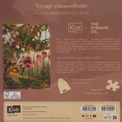 Les Jeux D'Intérieur<Kiub Puzzle de 1000 pièces Fleurs Tropicales,