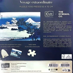 Les Jeux D'Intérieur<Kiub Puzzle de 1000 pièces Mont Fuji en Hiver,