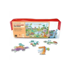 Les Jeux Pour Enfant|Les Jeux D'Intérieur<Wilson Jeux Puzzle en bois 24 pièces Les Dinosaures,