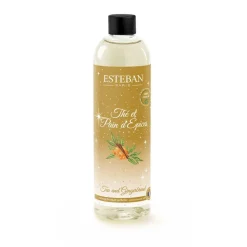 Parfums D'Intérieur<ESTEBAN Recharge de bouquet parfumé 250ml Thé et Pain d'épices,