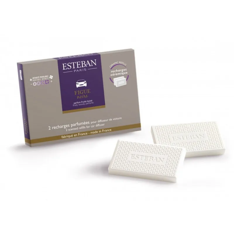 Diffuseurs De Parfum D'Intérieur<ESTEBAN Recharge parfumée pour diffuseur de voiture Figue Noire,