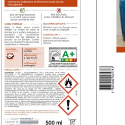 Bois<STARWAX Rénovateur bois cirés et vernis pour mobilier intérieur,