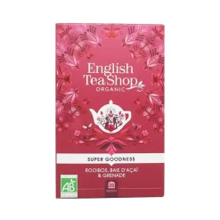Les Thés Et Tisanes<English Tea Shop Rooibos Bio Baies d'Açaï et Grenade 20 sachets,