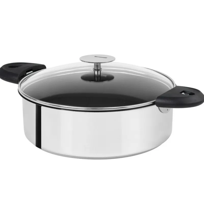 Sauteuses Anti-Adhérentes<CRISTEL Sauteuse 28cm amovible anti adhérente Mutine,