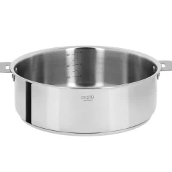 Sauteuses Inox<CRISTEL Sauteuse 26cm amovible inox Casteline,