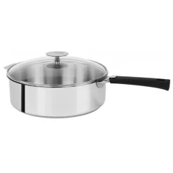 Sauteuses Inox<CRISTEL Sauteuse 18cm inox amovible Mutine,