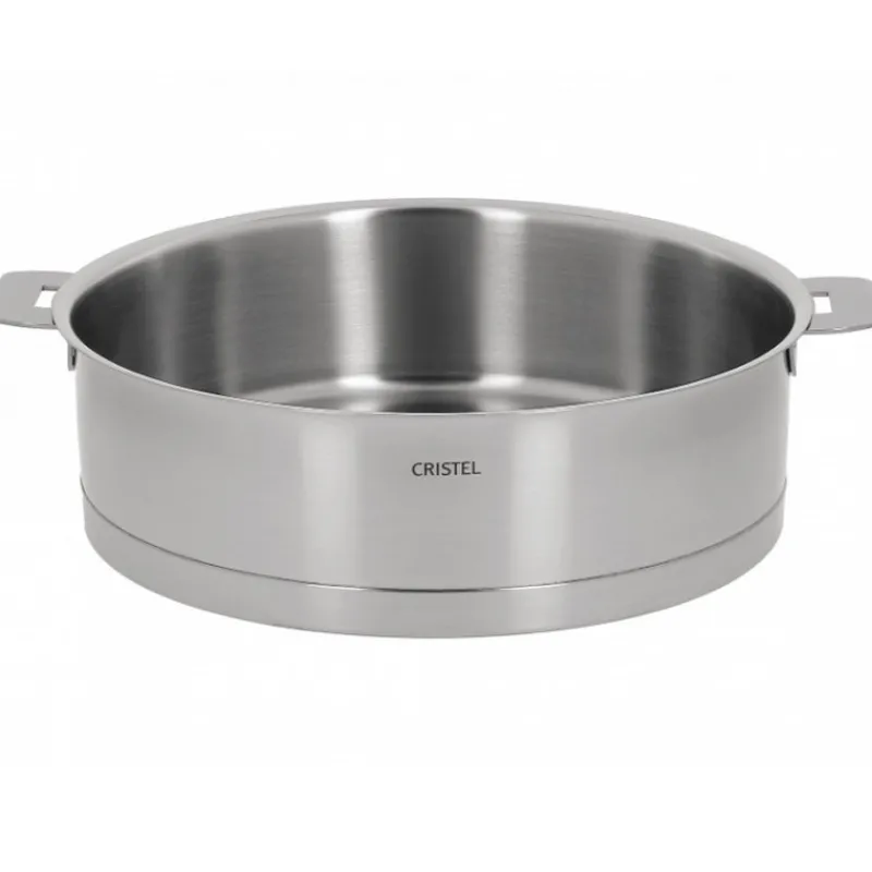 Sauteuses Inox<CRISTEL Sauteuse 26cm inox strate amovible,