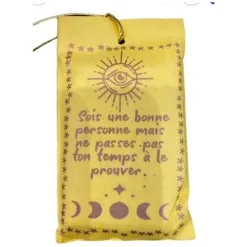 Les Soins<mas du roseau Savon Message Pensée Positive couleur Jaune,