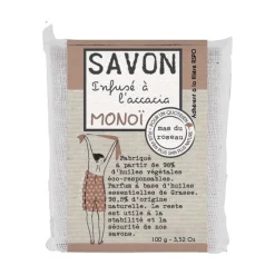 Les Soins|Coin Lavabo<mas du roseau Savon végétal parfumé Monoï,