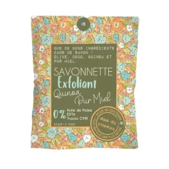 Les Soins|Coin Lavabo<mas du roseau Savonnette Exfoliante quinoa pur miel,