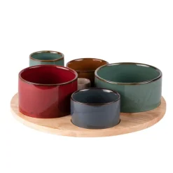 Les Plats Apéritif<Table Passion Service apéritif 6 pièces Elyas,