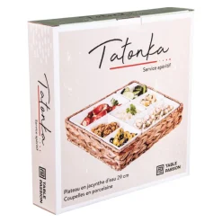 Les Plats Apéritif<Table Passion Service apéritif tressé 8 pièces Tatonka,