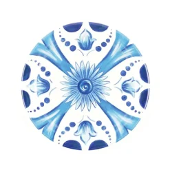 Les Assiettes Dessert|Les Assiettes Plates<GUZZINI Service de table Blues,