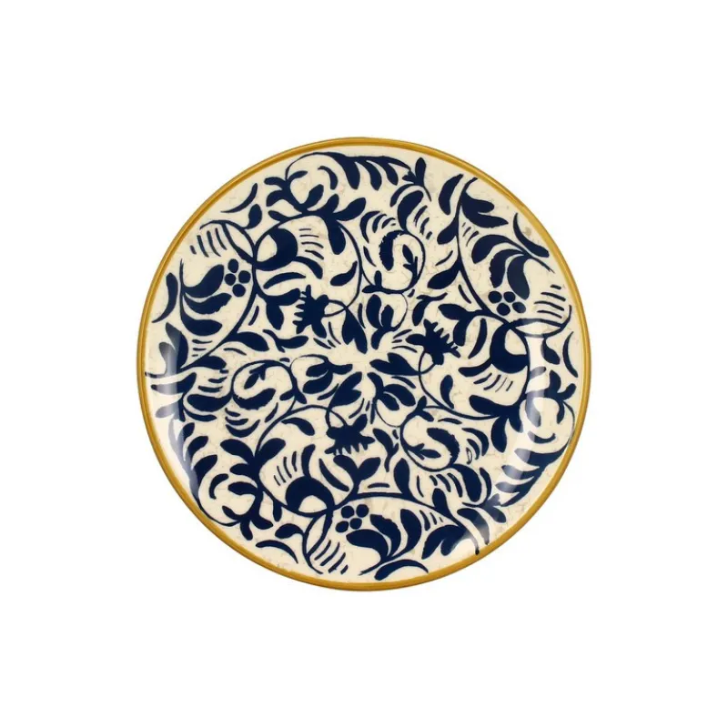 Les Assiettes Dessert|Les Assiettes Plates<LEBRUN Service de table Héraclée Bleu, Novastyl