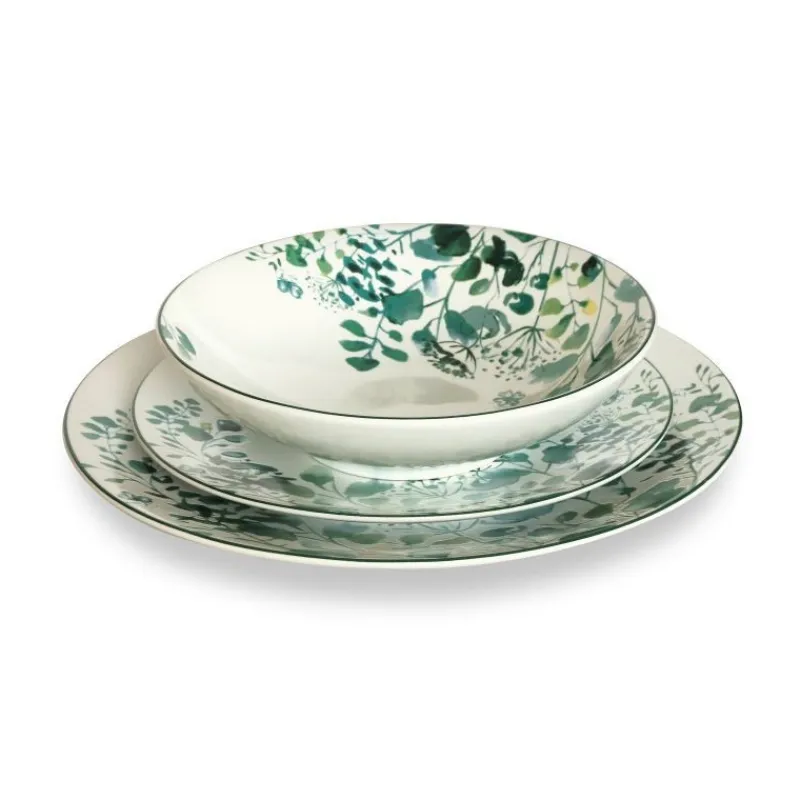 Les Assiettes Dessert|Les Assiettes Creuses<Medard de Noblat Service de table Oxalis, Médard de Noblat