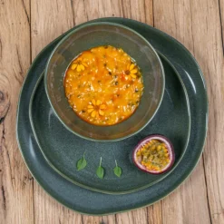 Les Assiettes Dessert|Les Assiettes Plates<Table Passion Service de table Symphony vert,