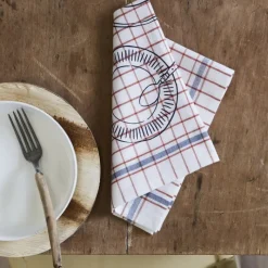 Serviettes|Nappes<Sylvie Thiriez Serviette de table À table paprika,