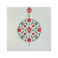 Serviettes En Papier<Françoise PAVIOT Serviettes en papier Boule Brodée,