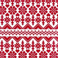 Serviettes En Papier<Françoise PAVIOT Serviettes en papier Cocktail Jacquard rouge,