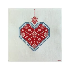 Serviettes En Papier<Françoise PAVIOT Serviettes en papier Cœur Brodé,