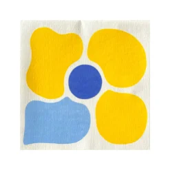 Serviettes En Papier<Françoise PAVIOT Serviettes en papier Fleur Pop Jaune,