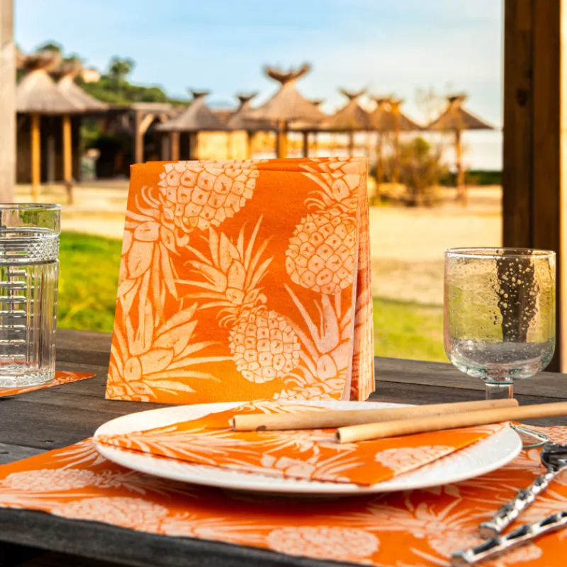 Serviettes En Papier<Françoise PAVIOT Serviettes en papier gm Ananas,