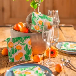 Serviettes En Papier<Françoise PAVIOT Serviettes en papier pm Abricot,