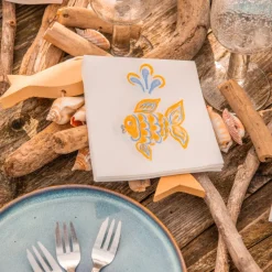 Serviettes En Papier<Françoise PAVIOT Serviettes en papier pm Poisson Ange,