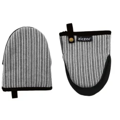 Gants Et Maniques<Tiseco Set 2 maniques Venton Noir,