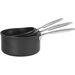 Poêles Anti-Adhérentes<CRISTEL Set de 3 casseroles Castel'Pro Ultralu,