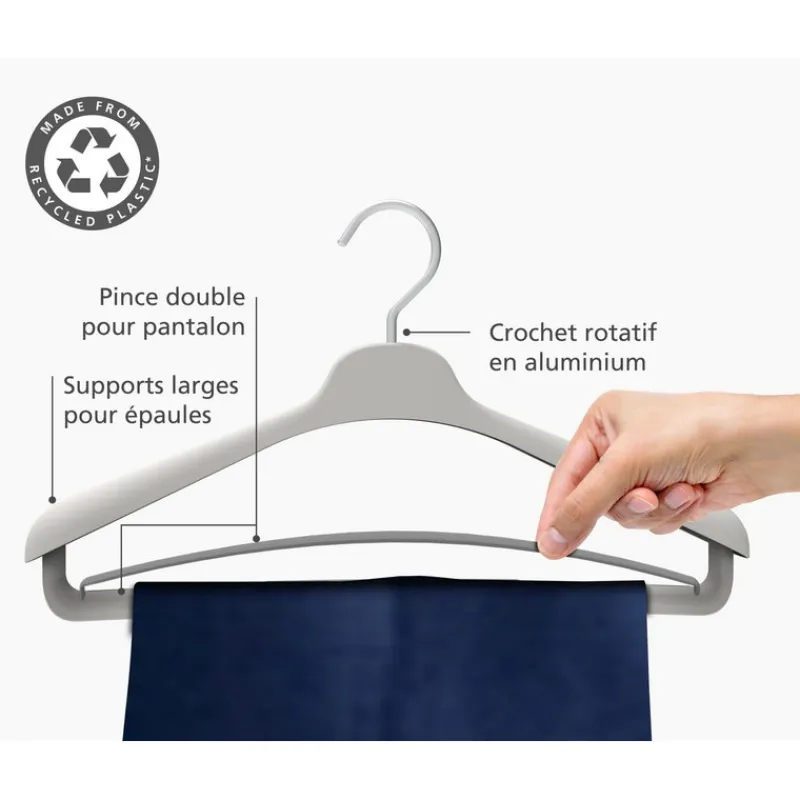 Textiles<JOSEPH JOSEPH Set de 2 Cintres costumes et manteaux Orderly™,