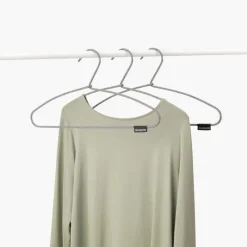 Textiles<BRABANTIA Set de 3 cintres Soft Touch Black/White,