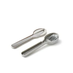 Ustensiles Pour Le Pique-Nique|Boîtes Repas Et Accessoires<LÉKUÉ Set de 3 couverts avec étui To Go, Lékué