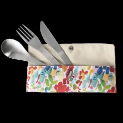 Ustensiles Pour Le Pique-Nique<Qwetch Set de 3 couverts en inox Arty,