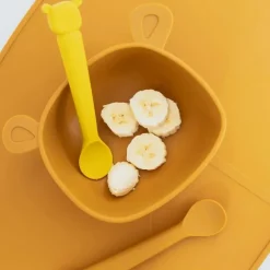 Les Couverts Pour Enfant<The Cotton Cloud Set de 2 cuillères colorées Lili L'Ours,