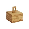 Les Dessous De Verre<Point Virgule Set de 6 dessous de verre carrés Bambou,