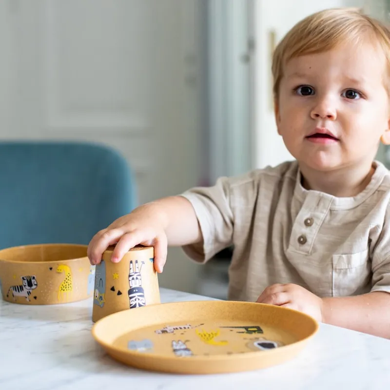 La Vaisselle Pour Enfant<Koziol Set de 3 pièces enfant Zoo Connect,