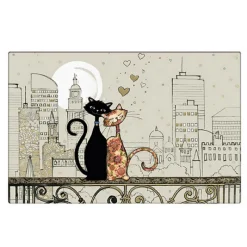 Sets De Table<Kiub Set de table Bug Art Chats Amoureux,