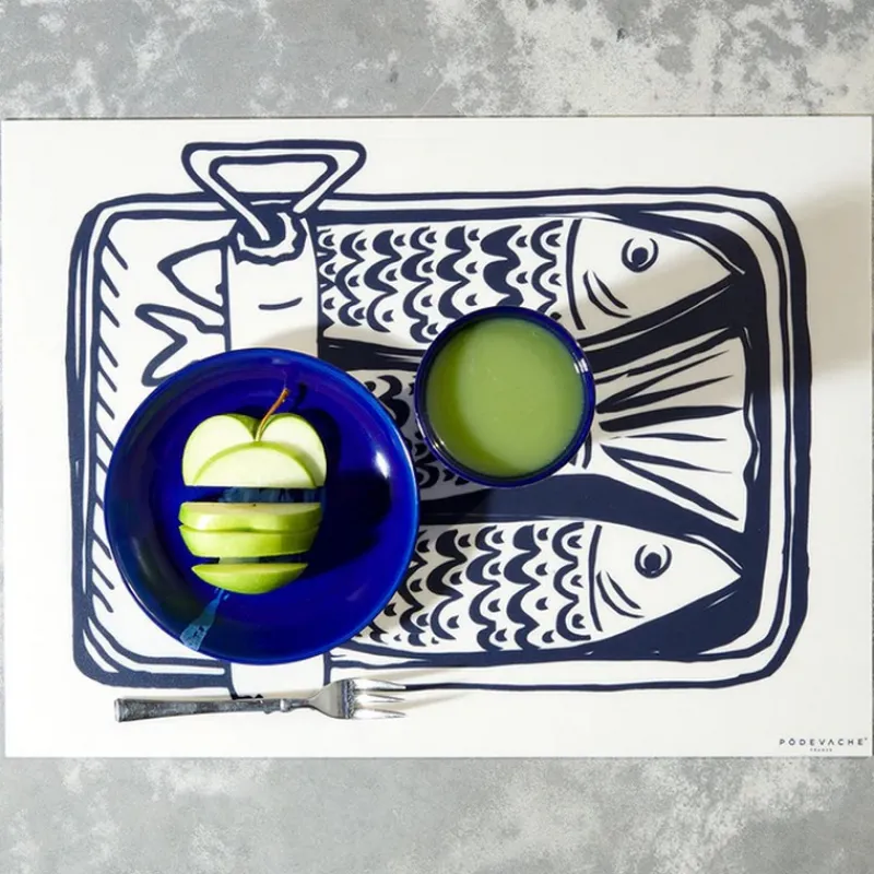 Sets De Table<PÔDEVACHE Set de table Sardina, Pôdevache
