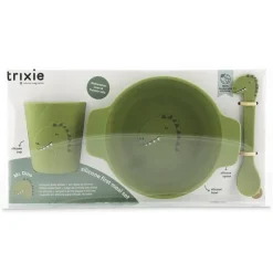 La Vaisselle Pour Enfant<Trixie Set repas silicone Mr Dino,