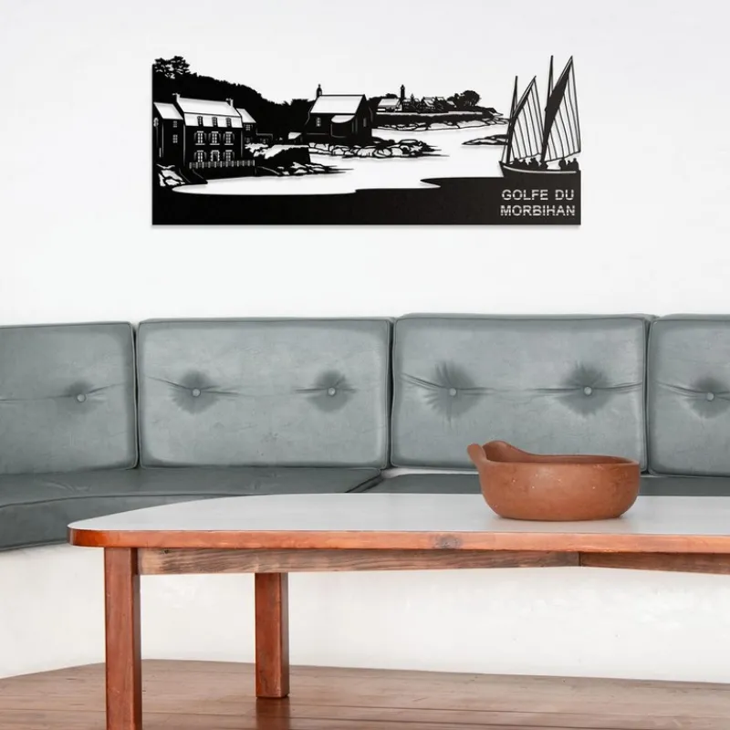 Objets Insolites|Décorations Murales<Citizz Skyline Golfe du Morbihan,