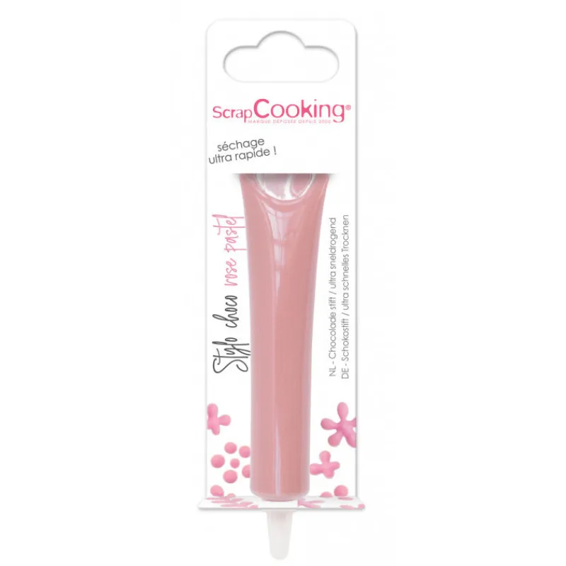Les Ingrédients Du Pâtissier<ScrapCooking Stylo goût choco Rose Pastel,