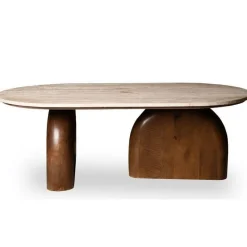 Tables Basses Et Bouts De Canapé<ATHEZZA Table Basse Aydin Travertin,