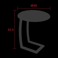 Tables De Jardin<FERMOB Table basse déportée Alizé,