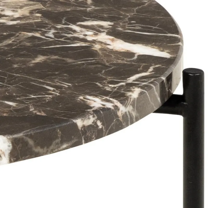 Tables Basses Et Bouts De Canapé<Actona Table d'appoint Avila Marble Emperador,